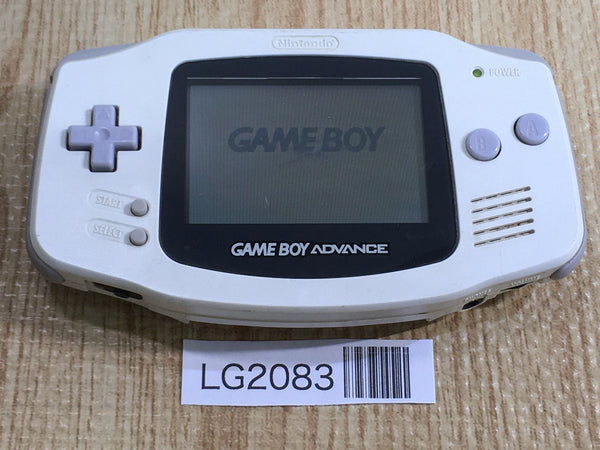 LG2083 Plz Read Item Condi GameBoy Advance White Game Boy Console Japan