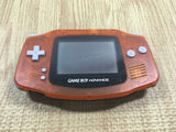 GameBoy Advance Clear Orange Black Console Japan - With Defects KH5881
