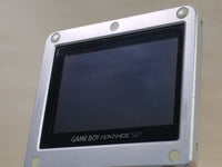 LG2649 Plz Read Item Condi GameBoy Advance SP Platinum Silver Console Japan