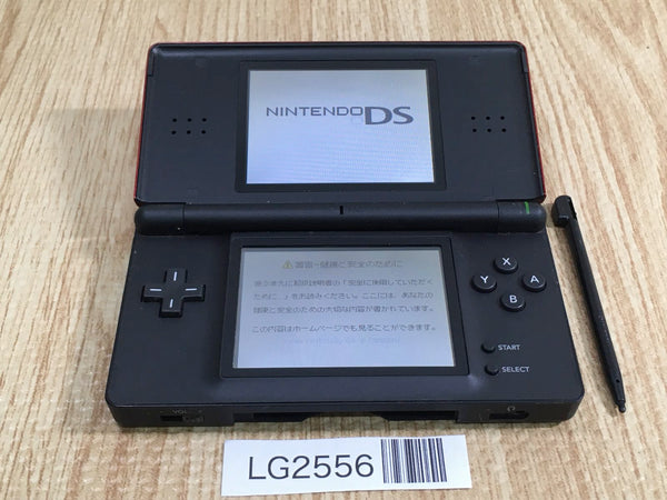 LG2556 Plz Read Item Condi Nintendo DS Lite Crimson Black