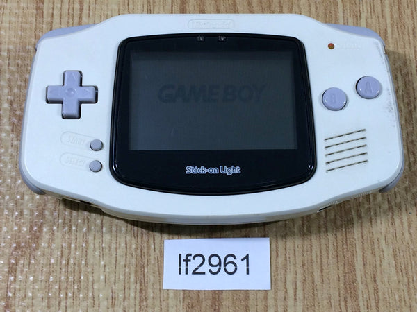 lf2961 Plz Read Item Condi GameBoy Advance White Game Boy Console Japan