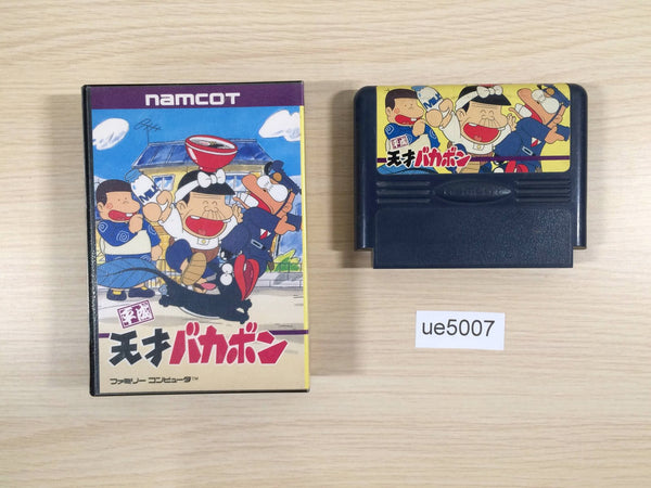 UE5007 Heisei Tensai Bakabon BOXED NES Famicom Japan