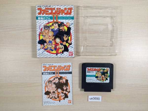 UE3690 Famicom Jump 2 Saikyo no Shichinin BOXED NES Famicom Japan