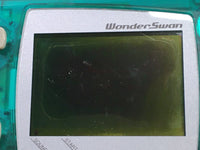 lf9291 Plz Read Item Condi Wonder Swan Skeleton Green Bandai Console Japan