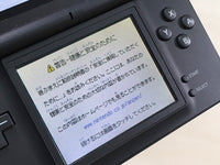 LG2556 Plz Read Item Condi Nintendo DS Lite Crimson Black Console Japan