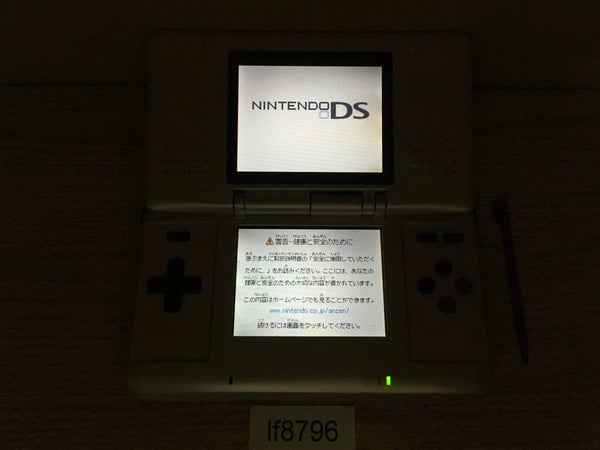lf8796 Plz Read Item Condi Nintendo DS Platinum Silver Console Japan