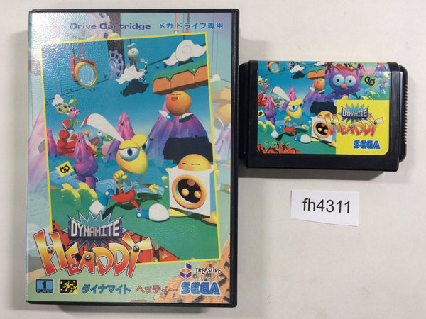 FH4311 Dynamite Headdy BOXED Mega Drive Genesis Japan