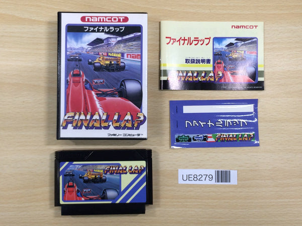 UE8279 Final Lap BOXED NES Famicom Japan