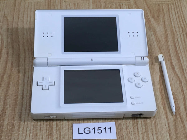 LG1511 Not Working - Nintendo DS Lite Crystal White Console Japan