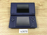 LC3678 Not Working - Nintendo DS Lite Enamel Navy Console Japan