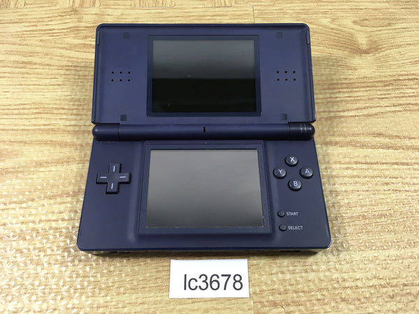 LC3678 Not Working - Nintendo DS Lite Enamel Navy Console Japan
