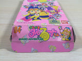 Magical Taruruuto kun Magic Adventure BOXED SNES Super Famicom Japan - UE2690
