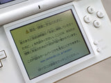 LG2387 Plz Read Item Condi Nintendo DS Lite Crystal White Console Japan