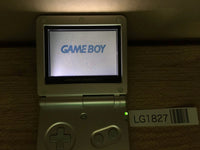 LG1827 Plz Read Item Condi GameBoy Advance SP Platinum Silver Console Japan