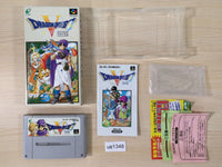 ue1348 Dragon Quest V 5 BOXED SNES Super Famicom Japan