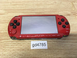 gd4785 Plz Read Item Condi PSP-3000 RED & BLACK SONY PSP Console Japan