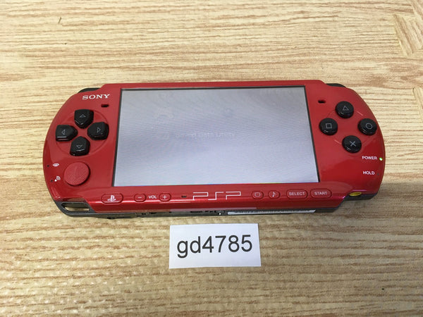 gd4785 Plz Read Item Condi PSP-3000 RED & BLACK SONY PSP Console Japan
