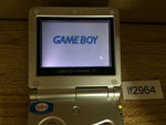lf2964 Plz Read Item Condi GameBoy Advance SP Platinum Silver Console Japan