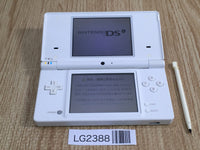 LG2388 Plz Read Item Condi Nintendo DSi DS White Console Japan