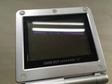 LG1827 Plz Read Item Condi GameBoy Advance SP Platinum Silver Console Japan