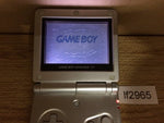 lf2965 Plz Read Item Condi GameBoy Advance SP Platinum Silver Console Japan