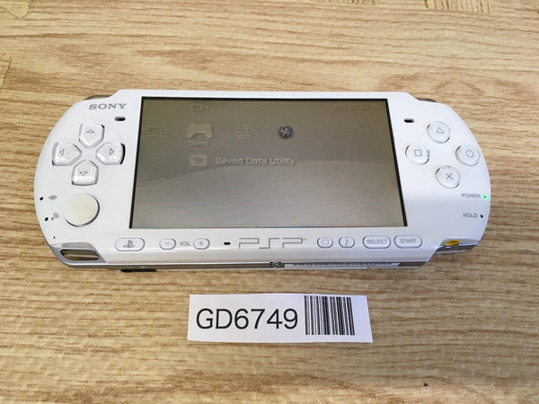 GD6749 Plz Read Item Condi PSP-3000 PEARL WHITE SONY PSP Console Japan