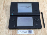 LG2389 Plz Read Item Condi Nintendo DSi DS Black Console Japan