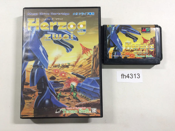 FH4313 Herzog Zwei BOXED Mega Drive Genesis Japan