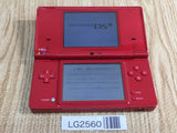 LG2560 Plz Read Item Condi Nintendo DSi DS Red Console Japan