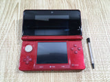 KH5378 Tested Working - No Battery Nintendo 3DS Flare Red Console Japan