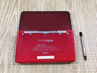 KH5378 Tested Working - No Battery Nintendo 3DS Flare Red Console Japan