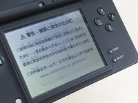 LG2389 Plz Read Item Condi Nintendo DSi DS Black Console Japan
