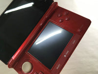 KH5378 Tested Working - No Battery Nintendo 3DS Flare Red Console Japan