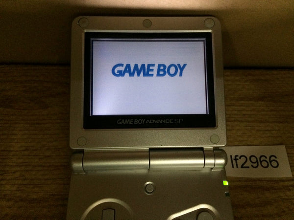 lf2966 No Battery GameBoy Advance SP Platinum Silver Game Boy Console Japan