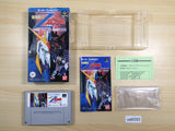 Kidou Senshi Z Gundam Away to the New Type BOXED SNES Super Famicom - UE6093