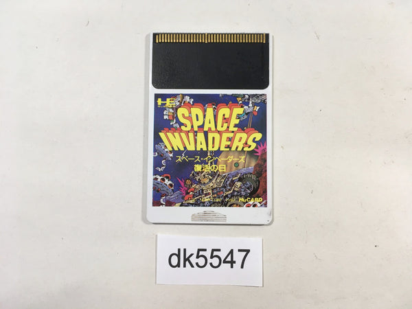 DK5547 Space Invaders Fukkatsu no Hi PC Engine Japan