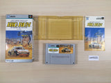 Big Run The Supreme 4WD Challenge BOXED SNES Super Famicom Japan - UE4505