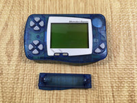 kh4251 Plz Read Item Condi Wonder Swan Skeleton Blue Bandai Console Japan