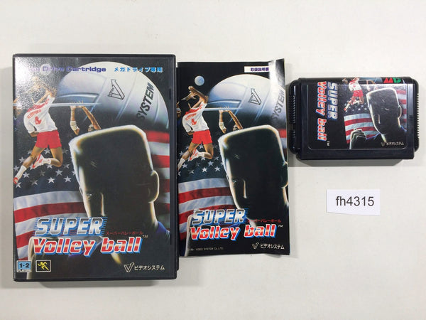 FH4315 Super Volleyball BOXED Mega Drive Genesis Japan