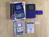 LG1012 GameBoy Color Purple BOXED Game Boy Console Japan