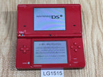 LG1515 Plz Read Item Condi Nintendo DSi DS Red Console Japan