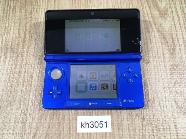 kh3051 Plz Read Item Condi Nintendo 3DS Cobalt Blue Console