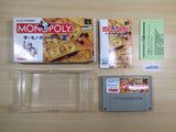 The Monopoly Game 2 BOXED SNES Super Famicom Japan - UE6095