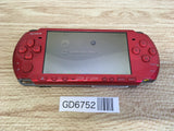 GD6752 Plz Read Item Condi PSP-3000 RADIANT RED SONY PSP Console Japan