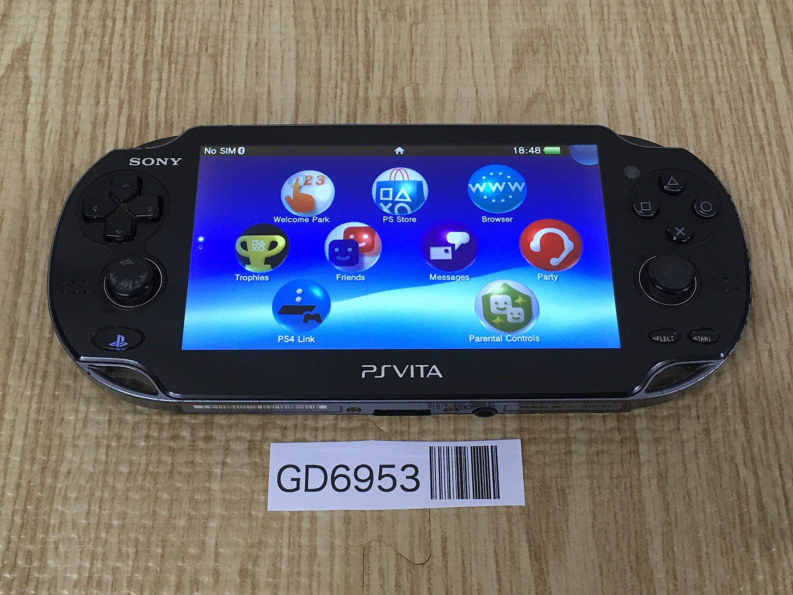 お歳暮ならオンライン PS Condi Item Read Plz GD6953 Vita BLACK CRYSTAL PCH-1000 Nintendo Switch