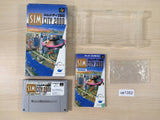 ue1352 Sim City 2000 BOXED SNES Super Famicom Japan