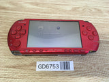 GD6753 Plz Read Item Condi PSP-3000 RADIANT RED SONY PSP Console Japan