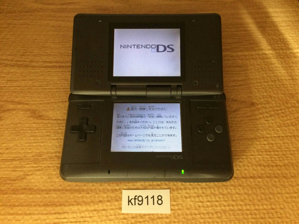 kf9118 Plz Read Item Condi Nintendo DS Graphite Black Console Japan