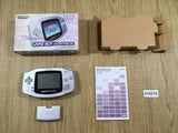 GameBoy Advance Silver BOXED Game Boy Console Japan - Tested Working KH5678