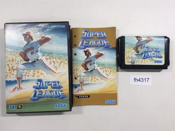 FH4317 Super League BOXED Mega Drive Genesis Japan